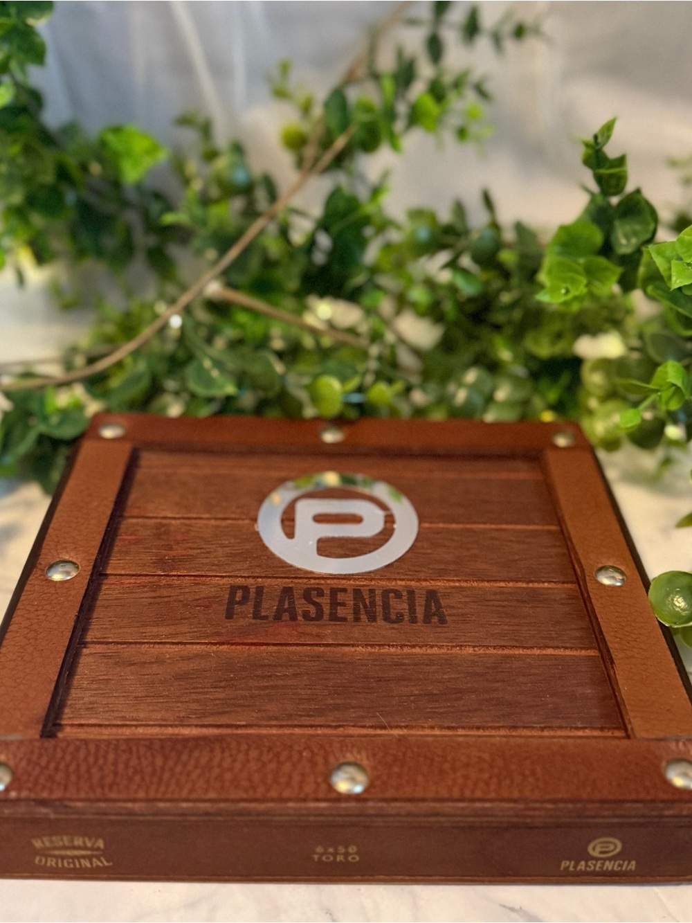 Plasencia Reserva Original Wooden Cigar Box Collectible Storage Decor Case